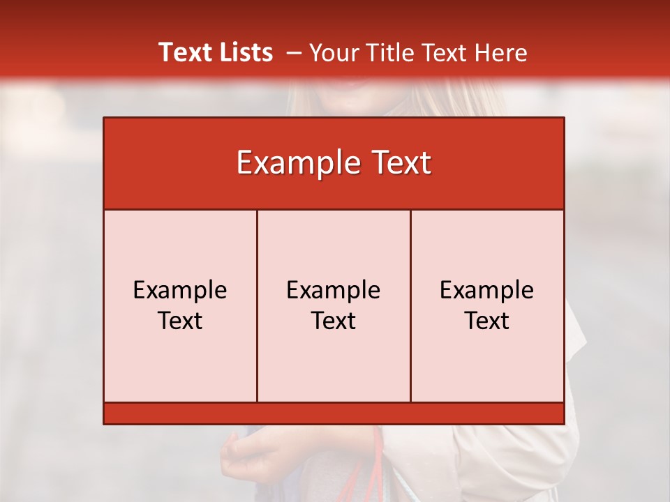 Bright Light Female PowerPoint Template