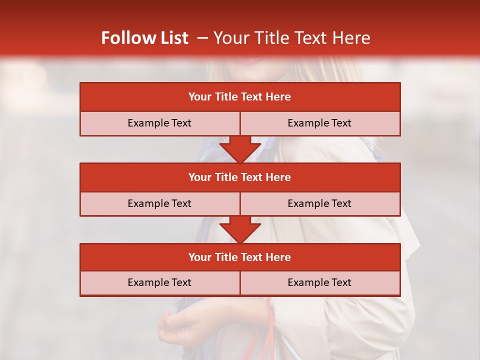 Bright Light Female PowerPoint Template