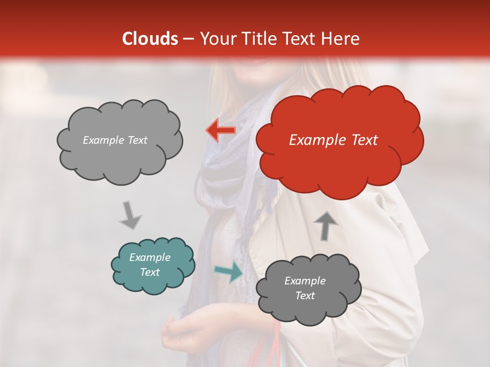 Bright Light Female PowerPoint Template