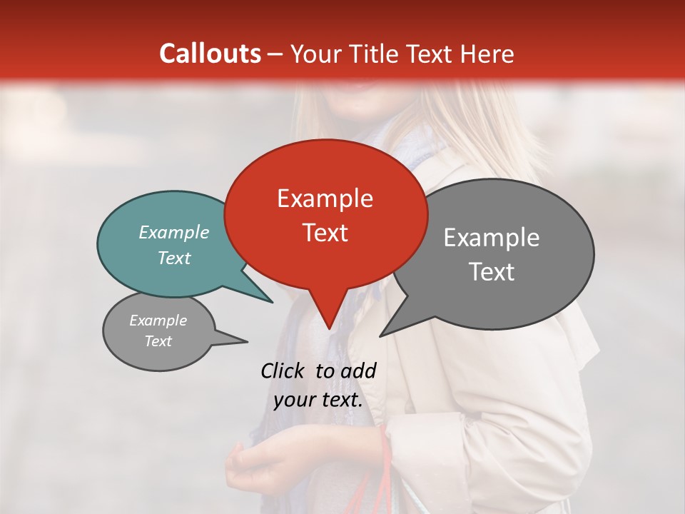 Bright Light Female PowerPoint Template