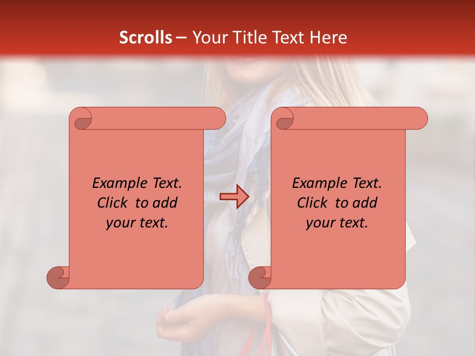 Bright Light Female PowerPoint Template