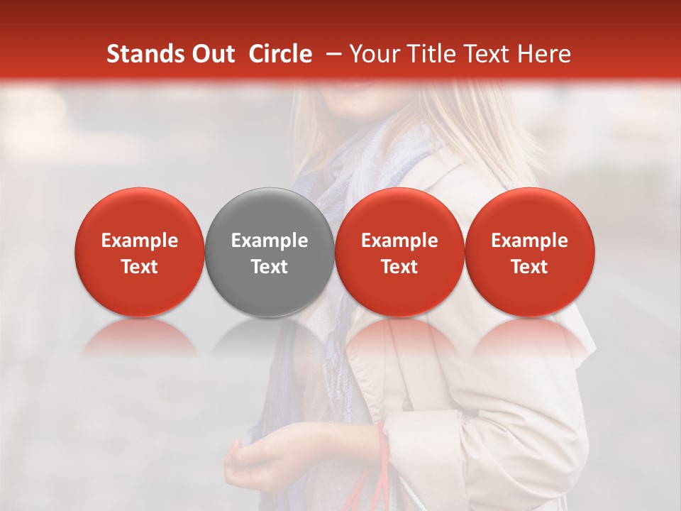 Bright Light Female PowerPoint Template