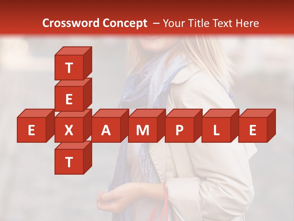 Bright Light Female PowerPoint Template