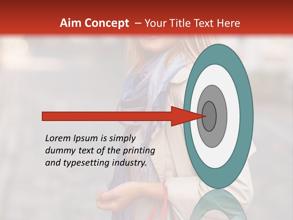 Bright Light Female PowerPoint Template