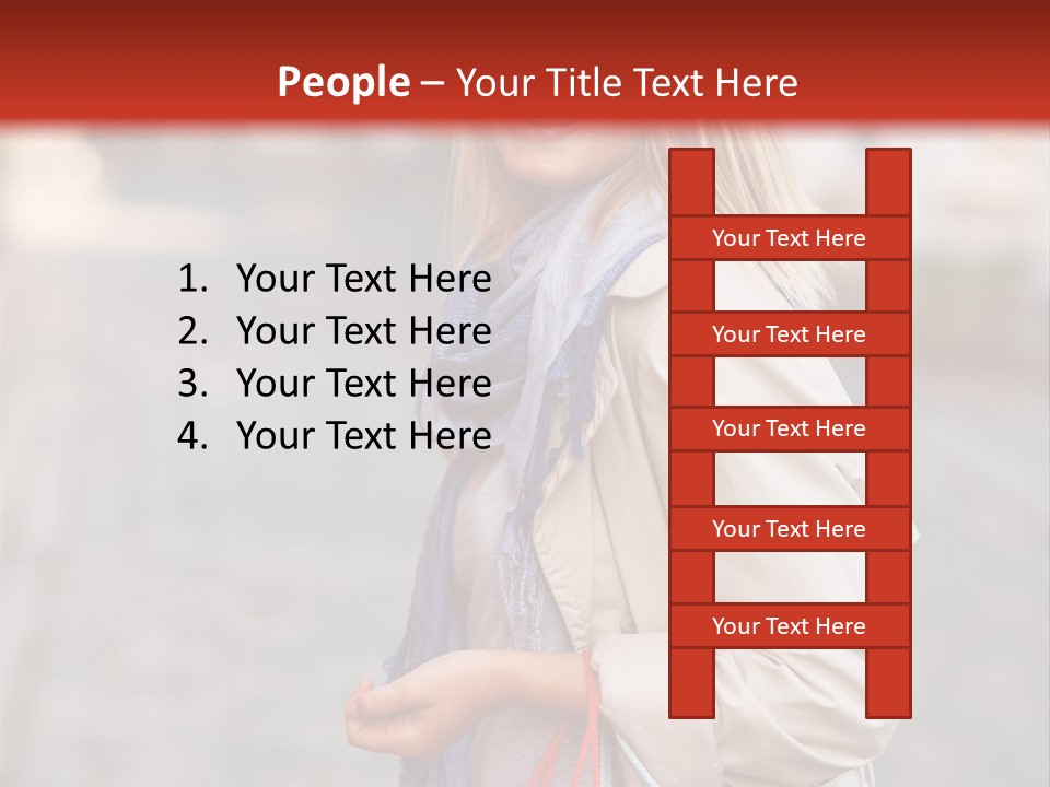 Bright Light Female PowerPoint Template