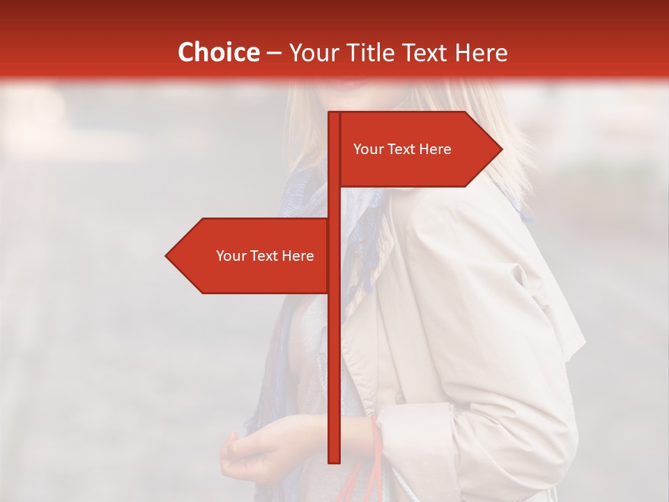 Bright Light Female PowerPoint Template