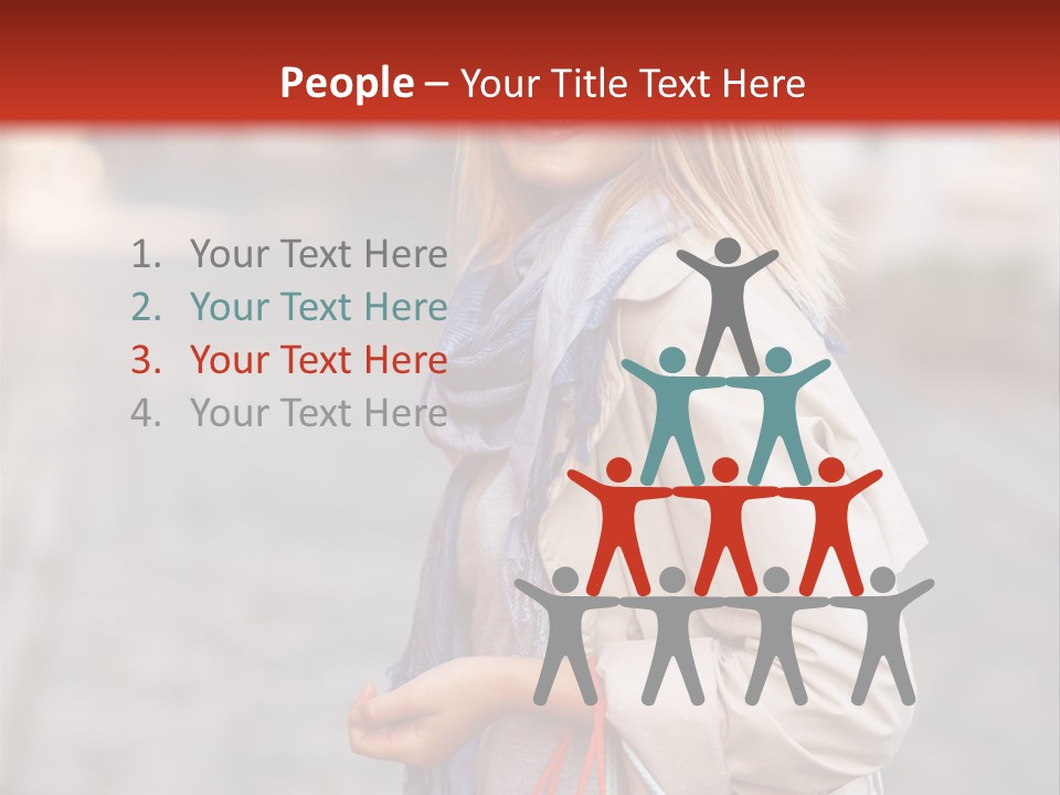 Bright Light Female PowerPoint Template