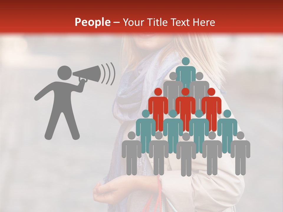 Bright Light Female PowerPoint Template