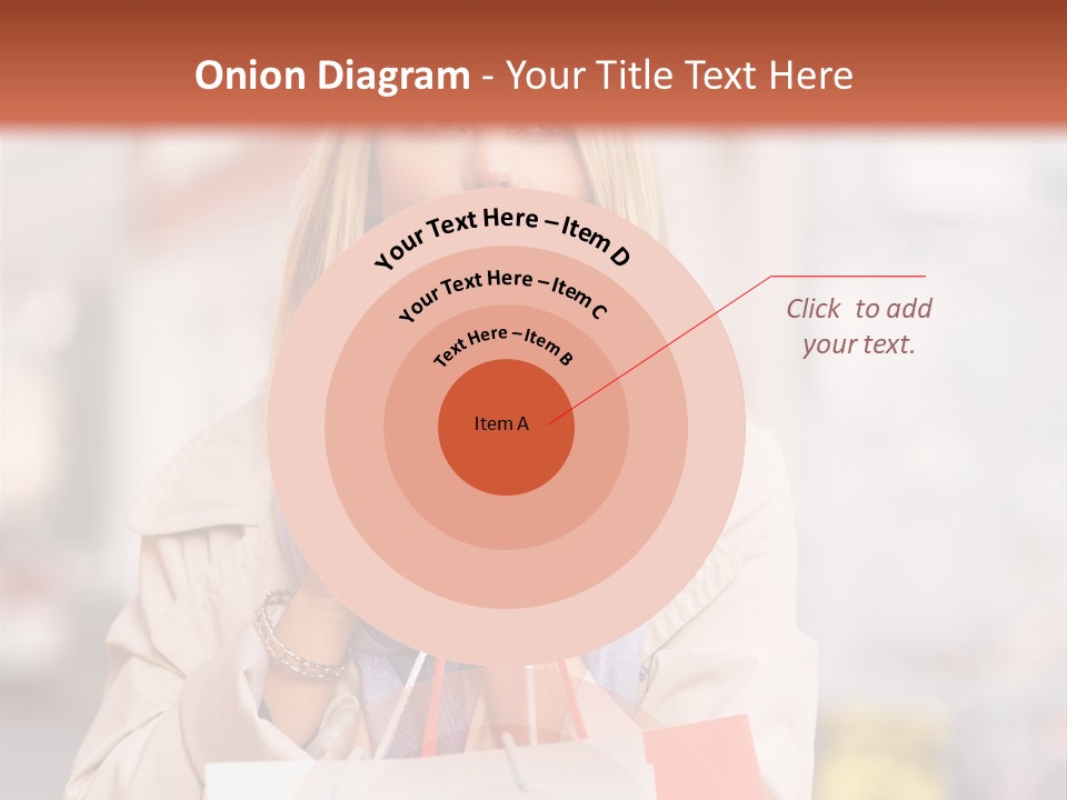 Takeaway Cup Female PowerPoint Template