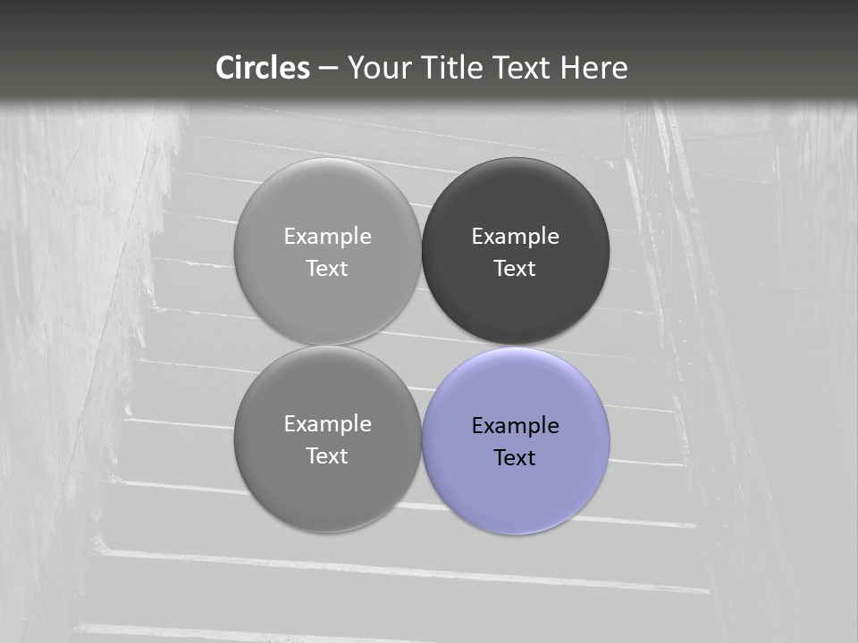 Stairwell Interiors Stair PowerPoint Template