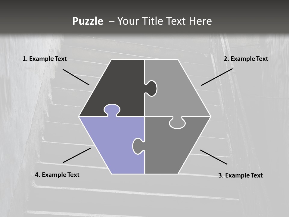 Stairwell Interiors Stair PowerPoint Template