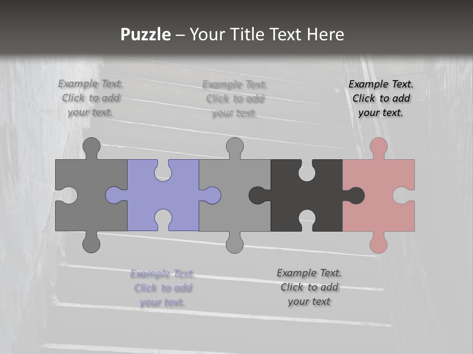 Stairwell Interiors Stair PowerPoint Template