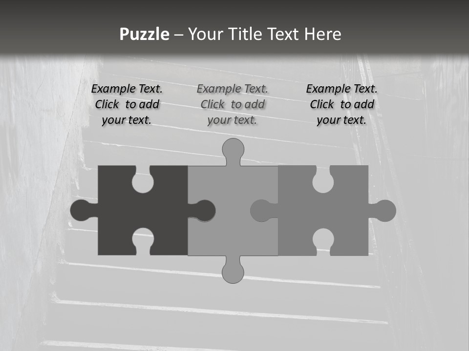 Stairwell Interiors Stair PowerPoint Template