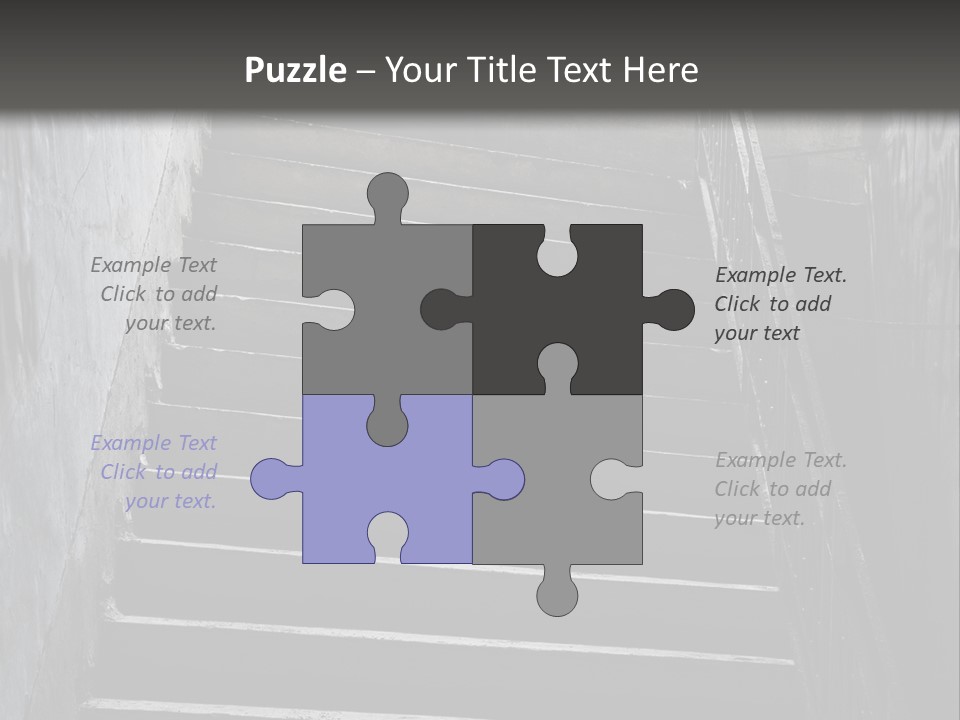 Stairwell Interiors Stair PowerPoint Template