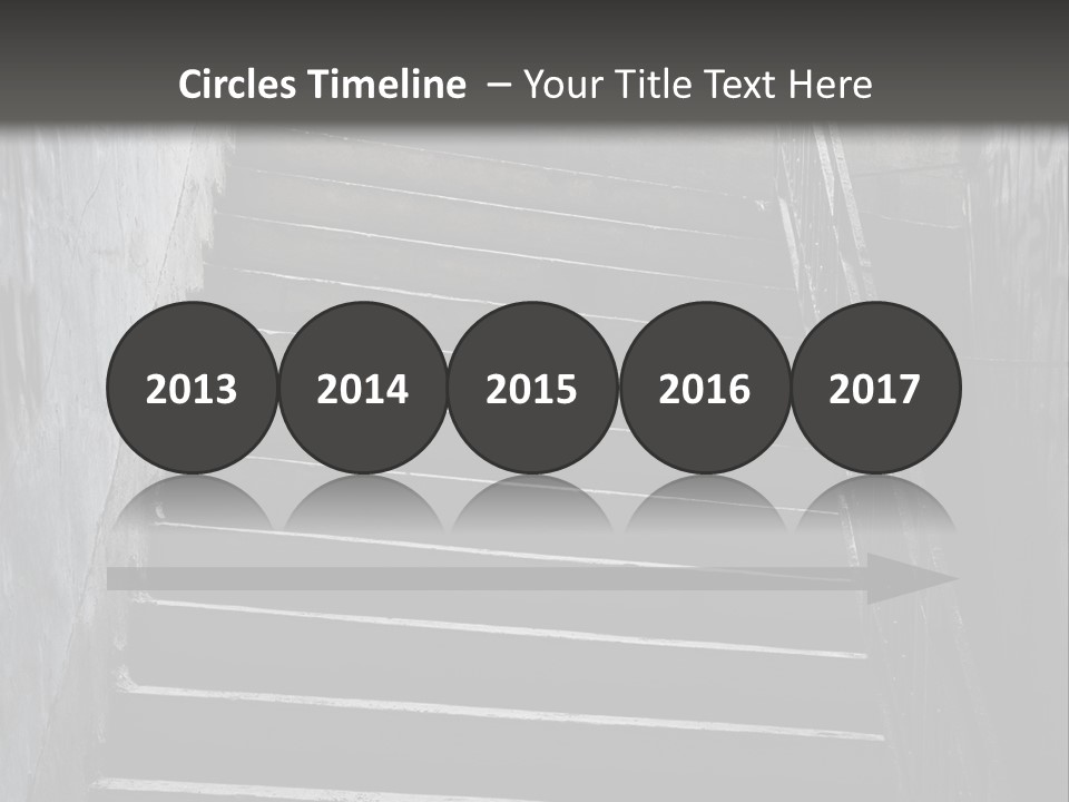 Stairwell Interiors Stair PowerPoint Template