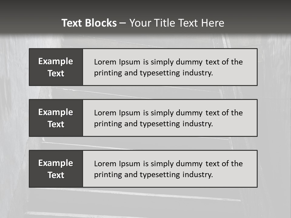 Stairwell Interiors Stair PowerPoint Template