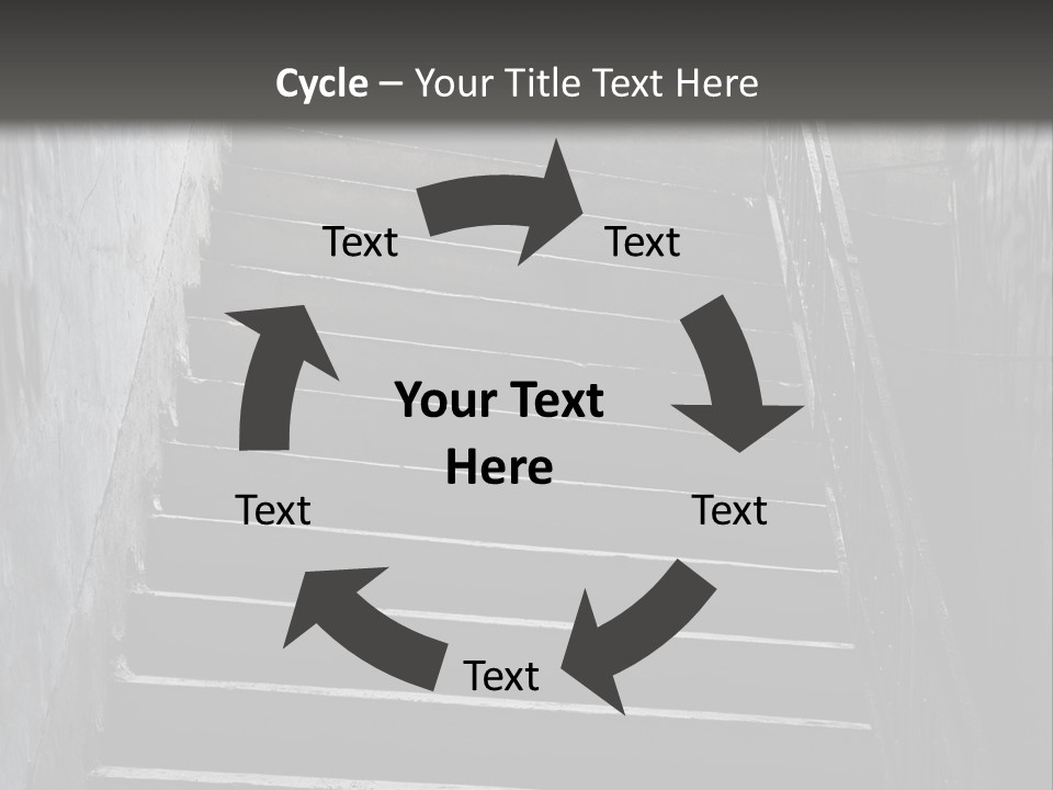 Stairwell Interiors Stair PowerPoint Template
