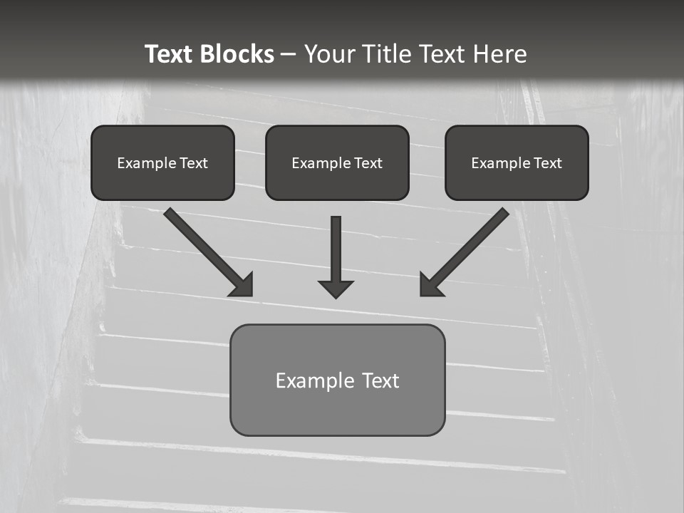 Stairwell Interiors Stair PowerPoint Template