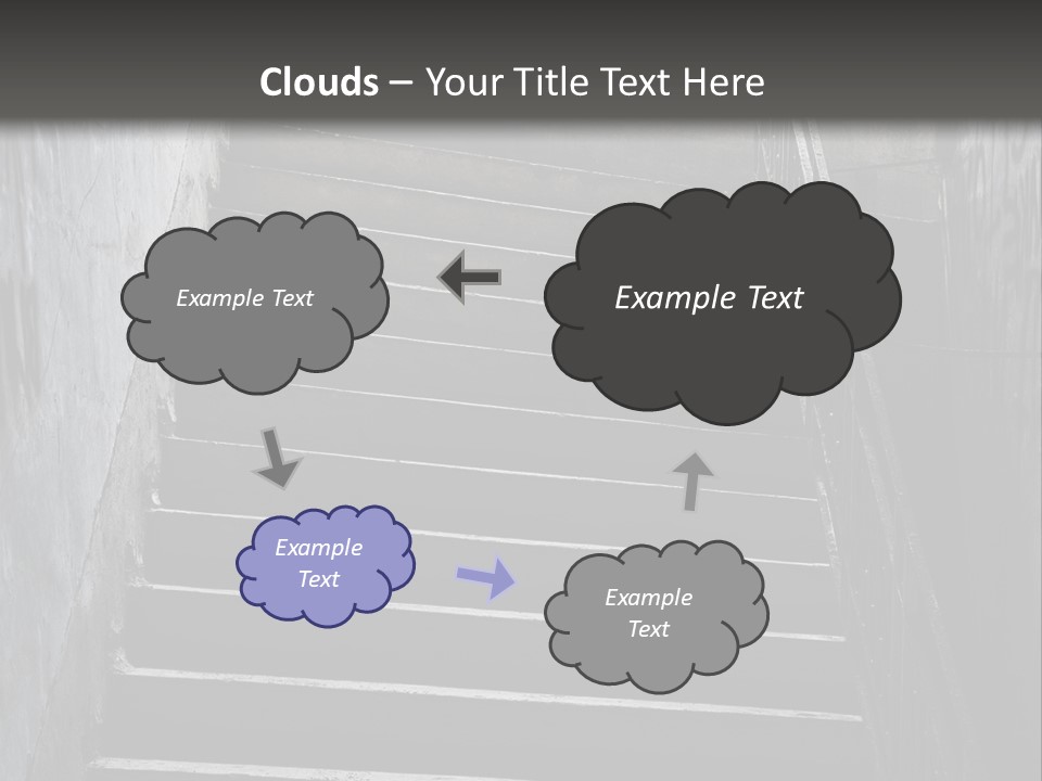 Stairwell Interiors Stair PowerPoint Template