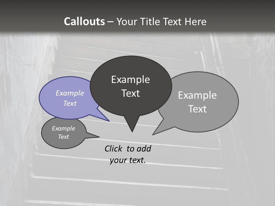 Stairwell Interiors Stair PowerPoint Template