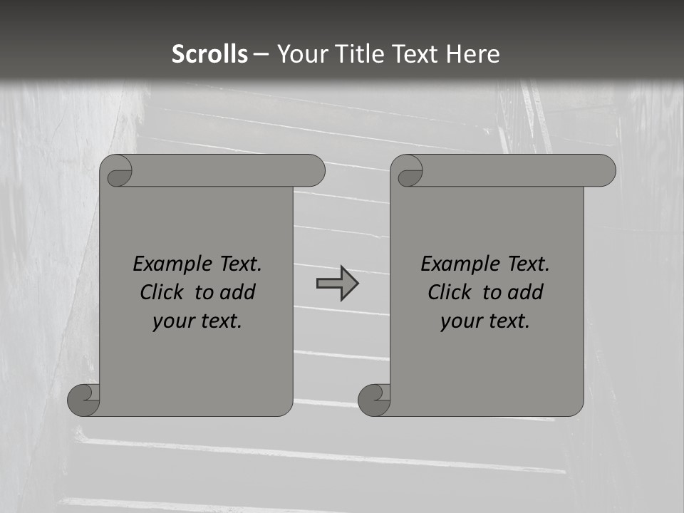 Stairwell Interiors Stair PowerPoint Template