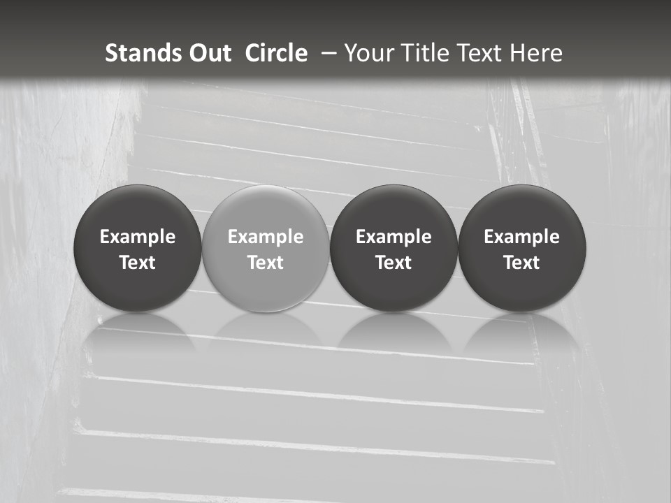 Stairwell Interiors Stair PowerPoint Template