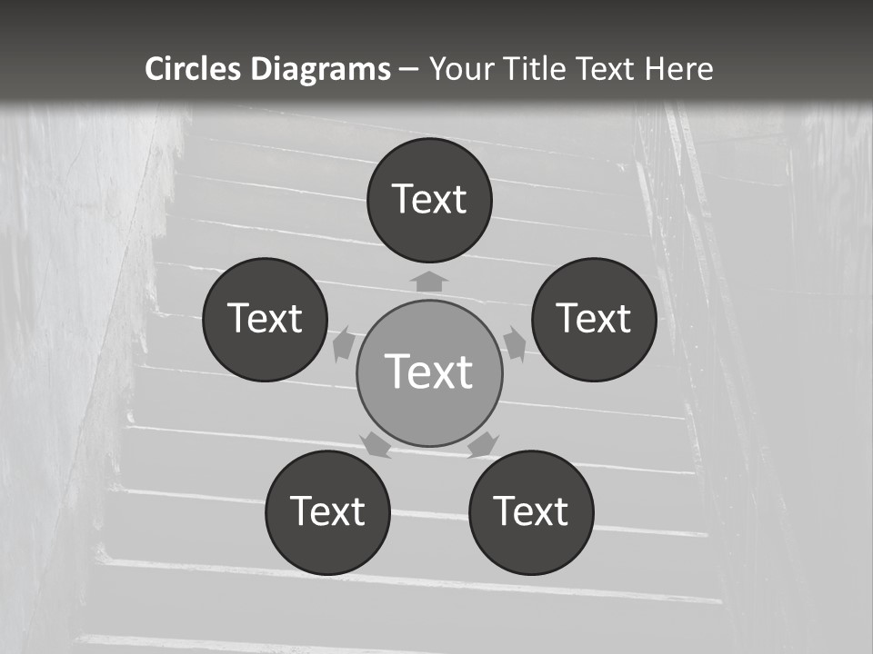 Stairwell Interiors Stair PowerPoint Template