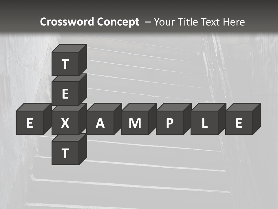 Stairwell Interiors Stair PowerPoint Template