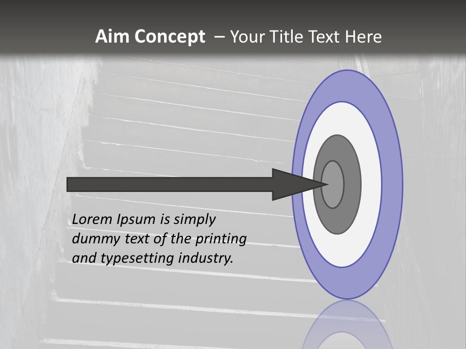 Stairwell Interiors Stair PowerPoint Template