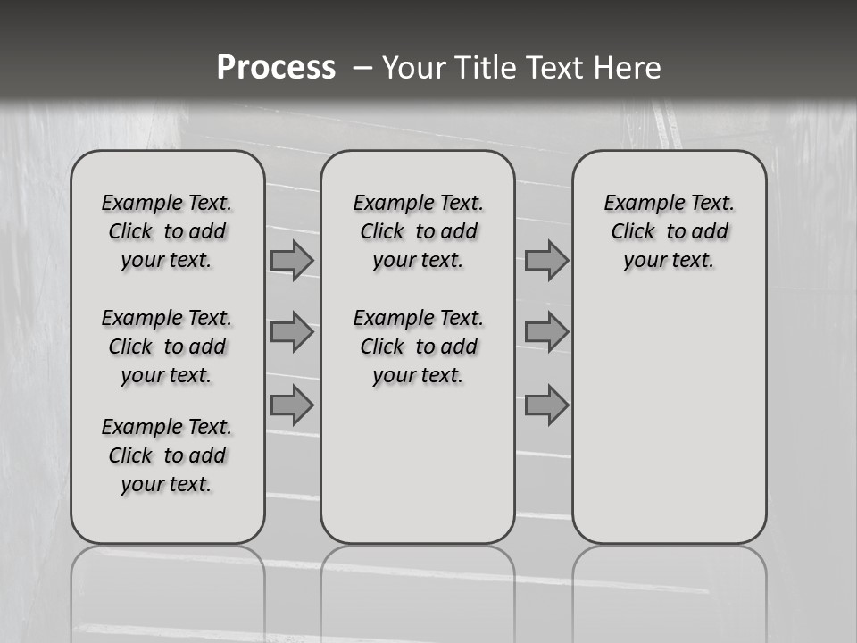 Stairwell Interiors Stair PowerPoint Template