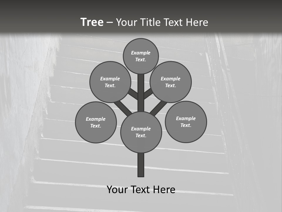Stairwell Interiors Stair PowerPoint Template
