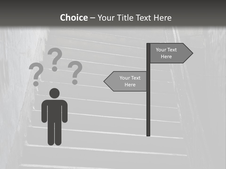 Stairwell Interiors Stair PowerPoint Template