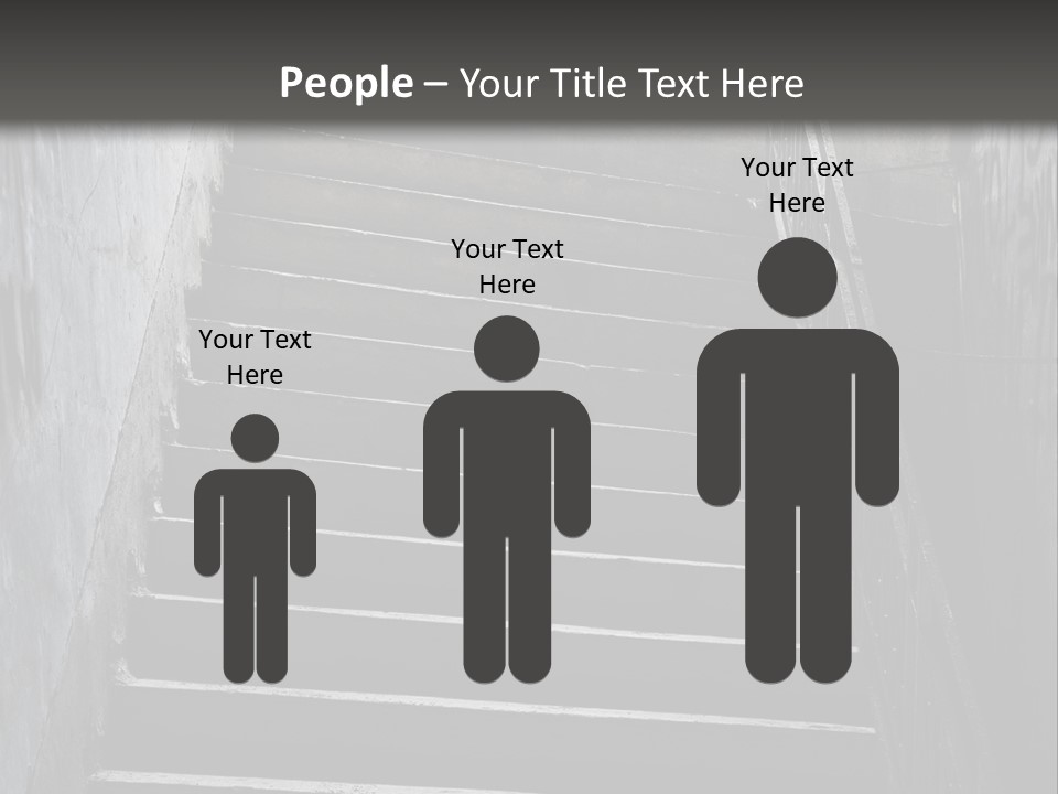 Stairwell Interiors Stair PowerPoint Template