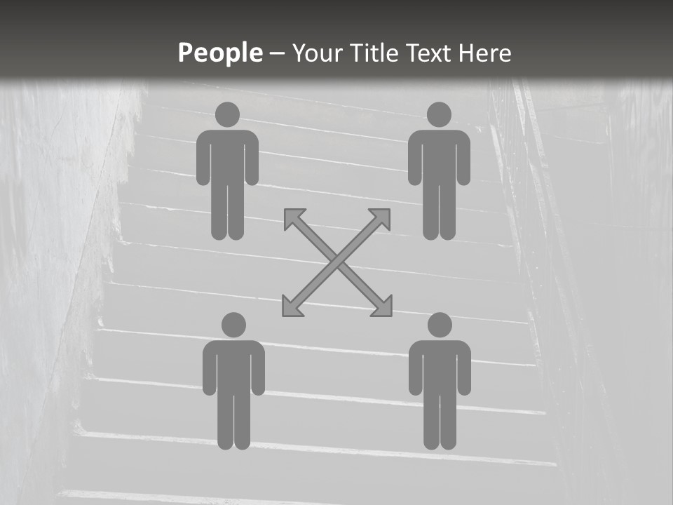 Stairwell Interiors Stair PowerPoint Template