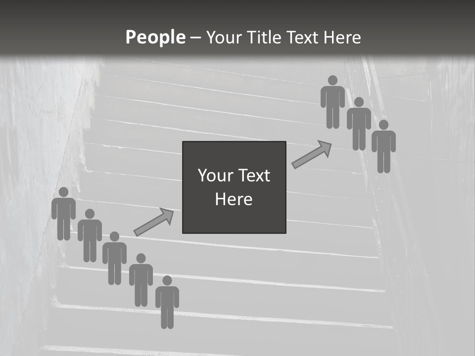 Stairwell Interiors Stair PowerPoint Template