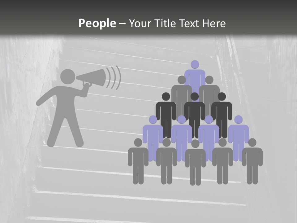 Stairwell Interiors Stair PowerPoint Template