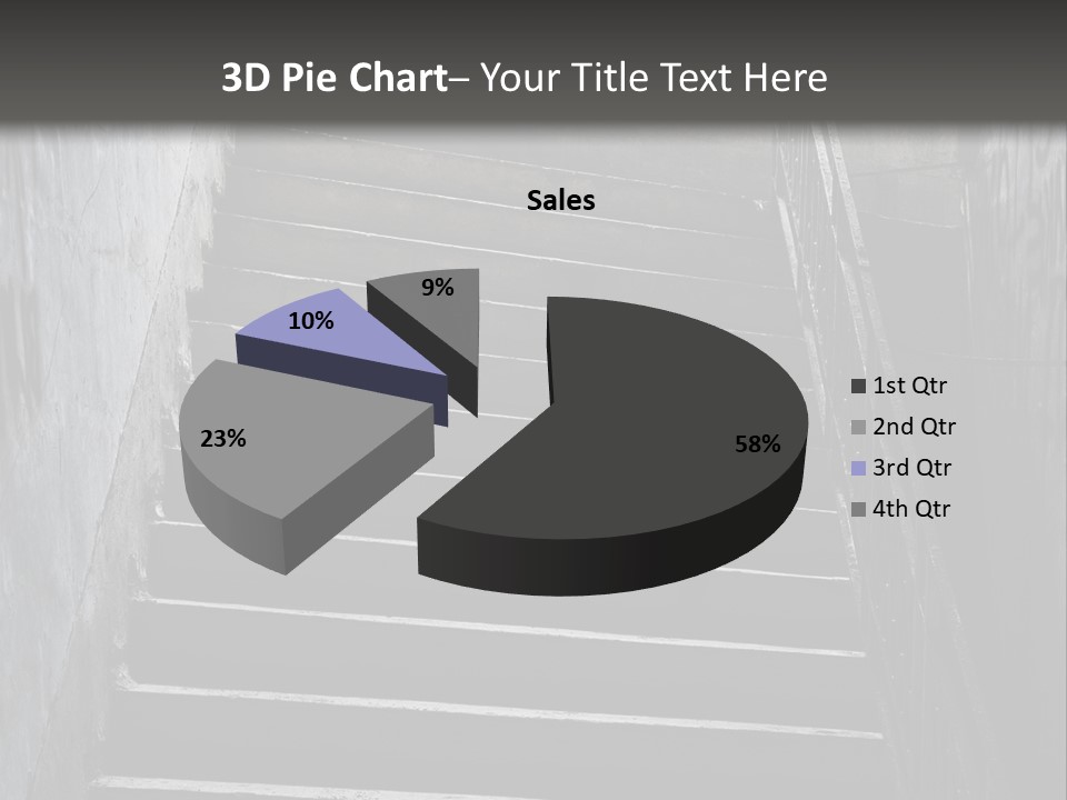 Stairwell Interiors Stair PowerPoint Template
