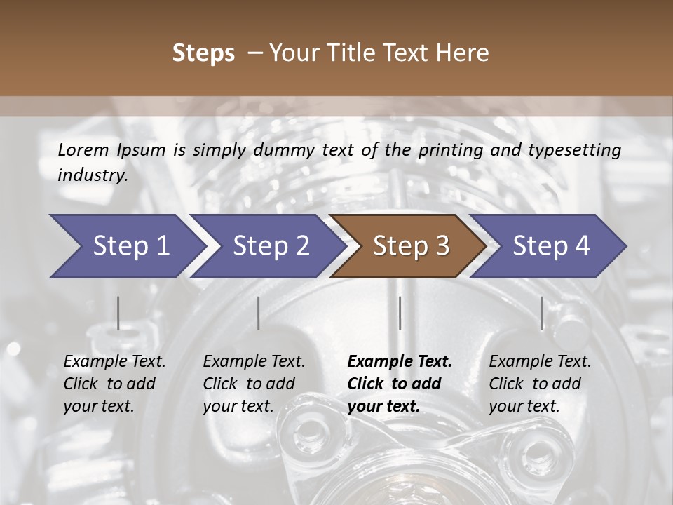 Transmission Stroke Valve PowerPoint Template