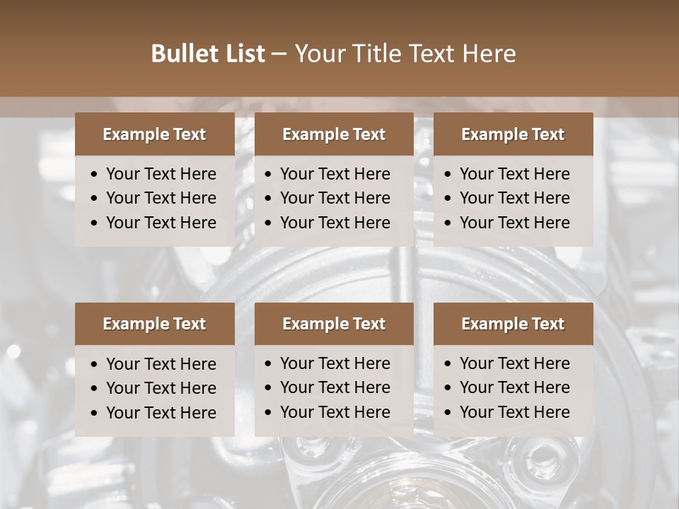 Transmission Stroke Valve PowerPoint Template