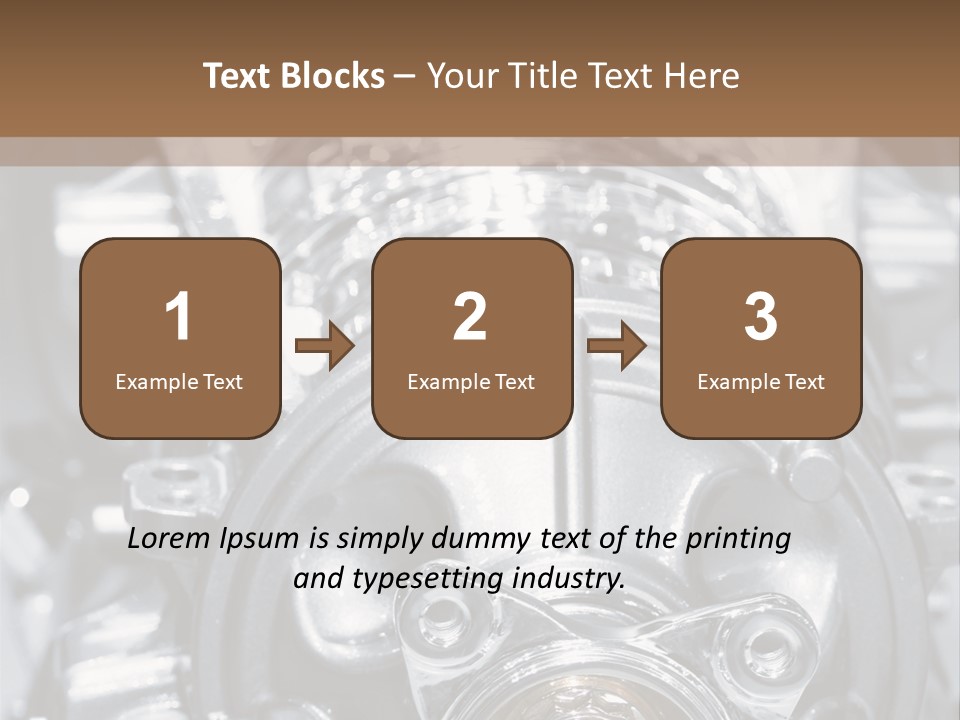 Transmission Stroke Valve PowerPoint Template