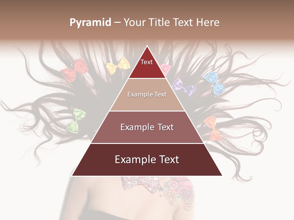 Pose Fashion Hair PowerPoint Template