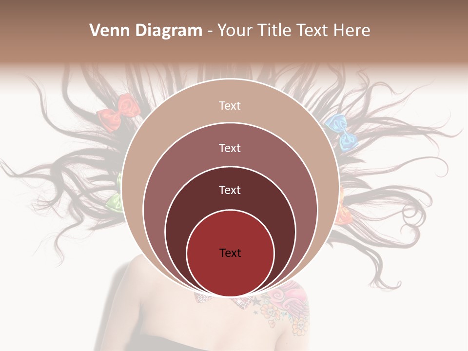 Pose Fashion Hair PowerPoint Template