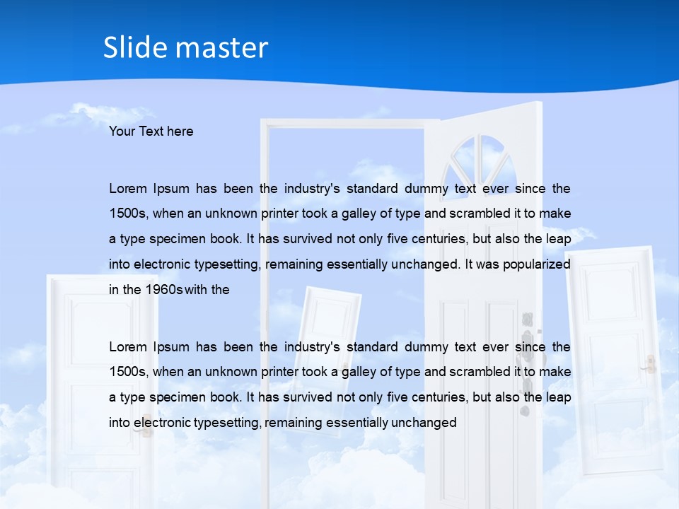 Engine Garage Screw PowerPoint Template