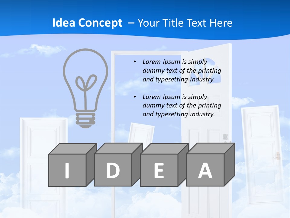Engine Garage Screw PowerPoint Template