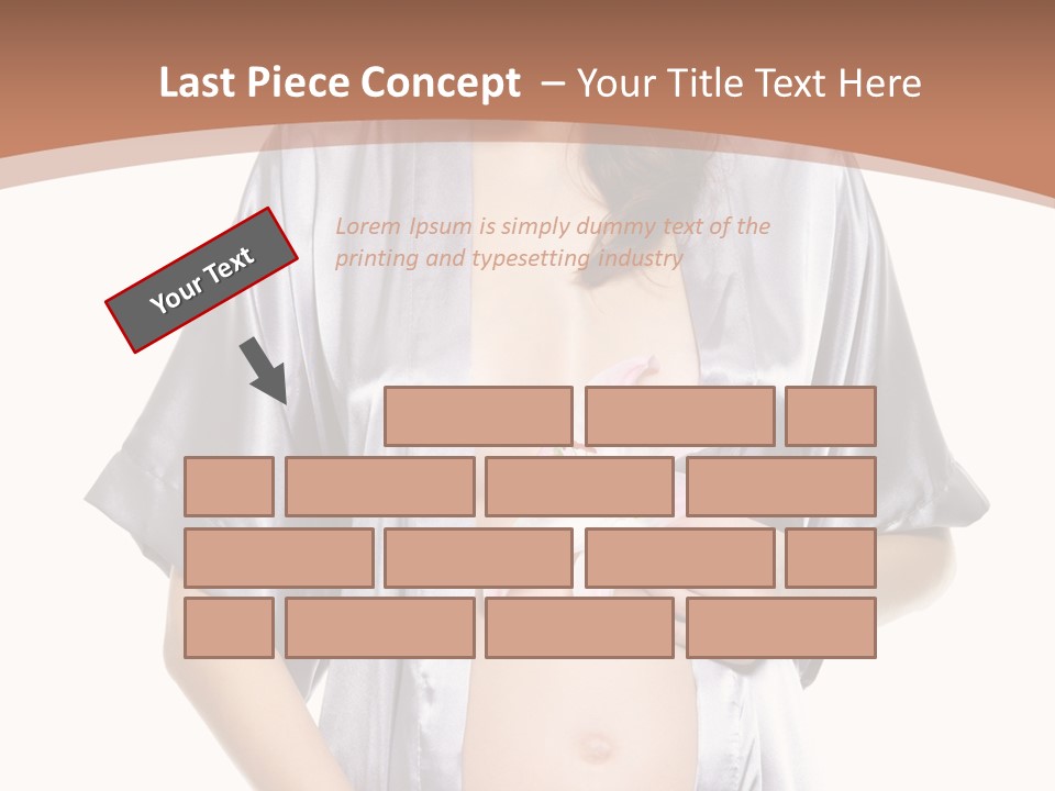 Accomplishment Flower Tummy PowerPoint Template