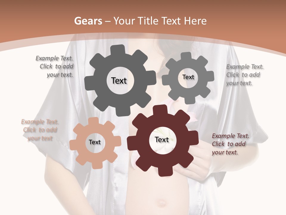 Accomplishment Flower Tummy PowerPoint Template