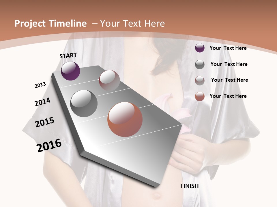 Accomplishment Flower Tummy PowerPoint Template