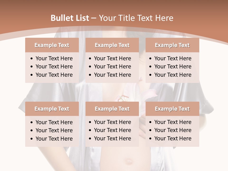 Accomplishment Flower Tummy PowerPoint Template