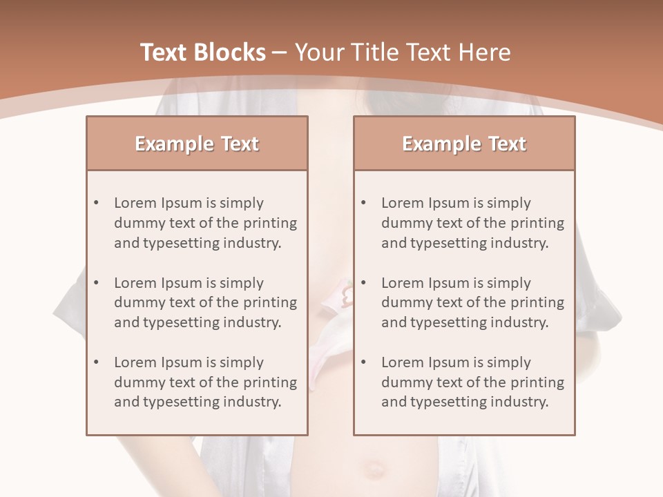 Accomplishment Flower Tummy PowerPoint Template