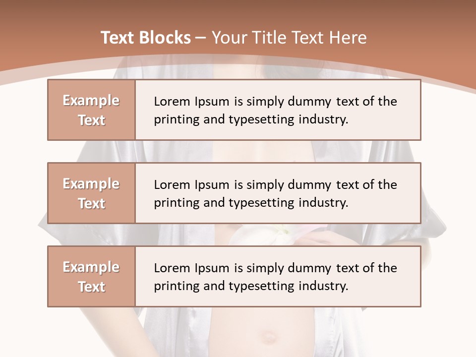 Accomplishment Flower Tummy PowerPoint Template